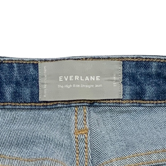 23 / Everlane the high rise straight jean - Picture 3 of 7
